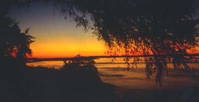 Image loading...Sunset on the Zambezi